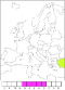 Carte de répartition en Europe - Période de vol